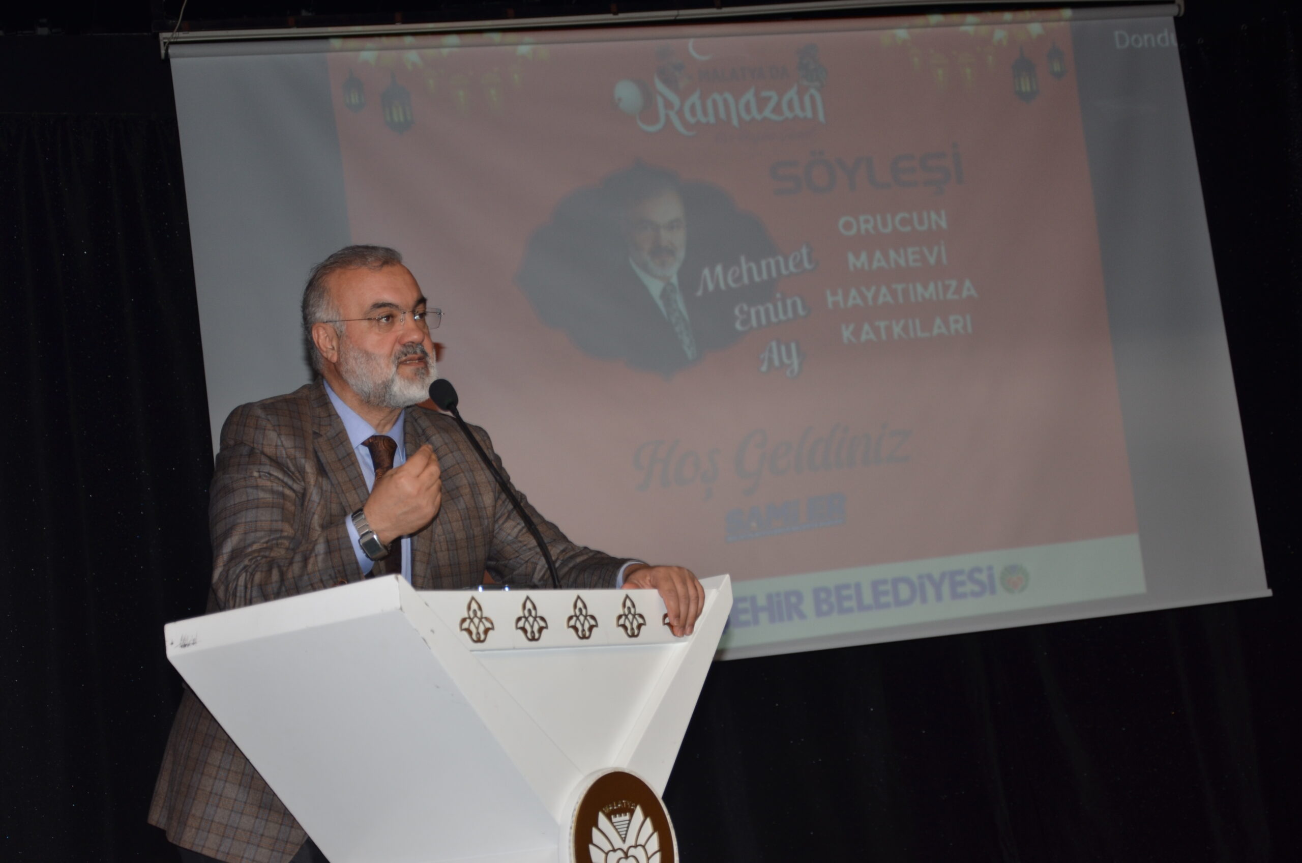 Malatya Büyükşehir Belediyesi’nden “Orucun Manevi Hayatımıza Katkıları” söyleşisi