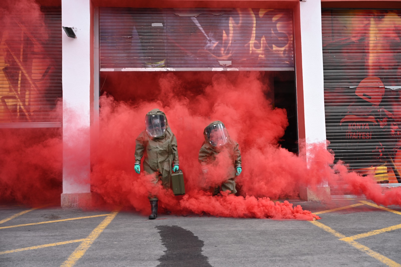 Konya İtfaiyesi’nden TİKA iş birliğinde Kuzey Kıbrıslı itfaiyecilere eğitim ve tatbikat