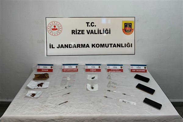 Rize’de uyuşturucu operasyonu: 3 ayda 59 şüpheli yakalandı