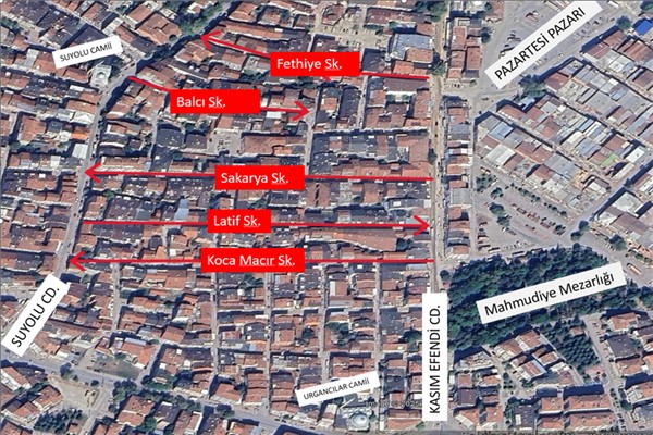 İnegöl’de 5 cadde ve sokakta tek yön uygulaması hayata geçirildi