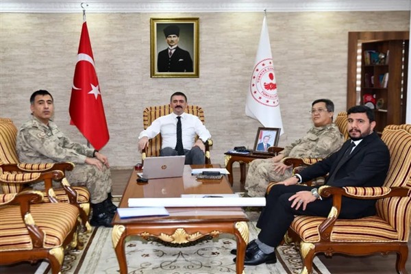 Tunceli İl Jandarma Komutanı Baykal’dan Tunceli Valisi Tekbıyıkoğlu’na ziyaret