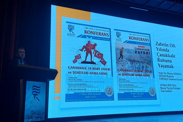 Recep Tayyip Erdoğan Üniversitesi’nde Çanakkale Zaferi’nin 110. Yılı etkinliği düzenlendi