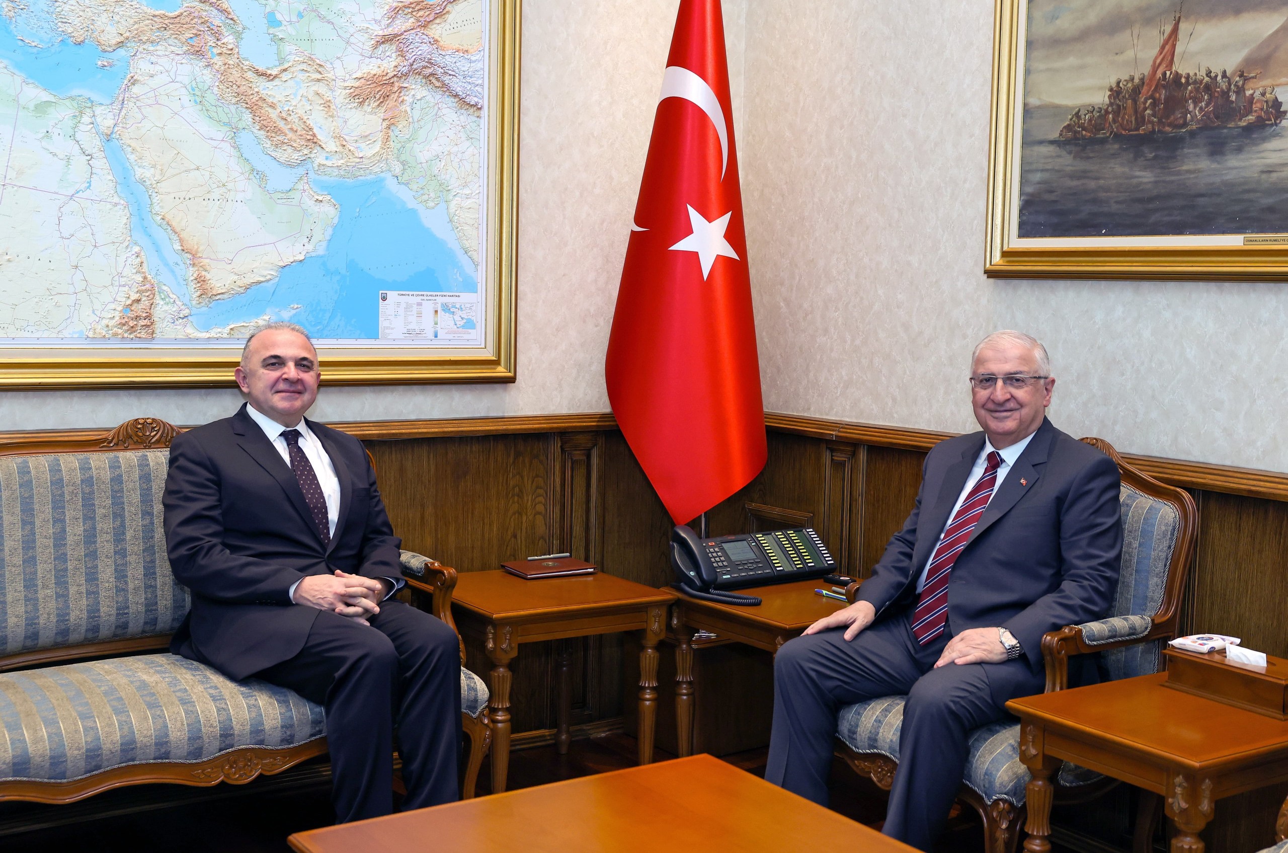 Bakan Güler, Bişkek Büyükelçisi Ökem’i kabul etti