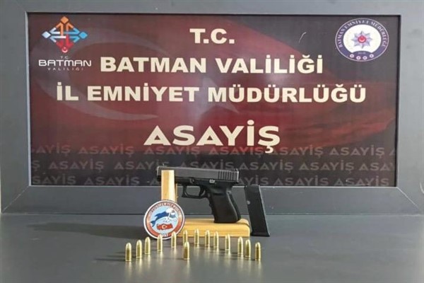 Batman’da ruhsatsız silah bulunduran 3 şahıs tutuklandı