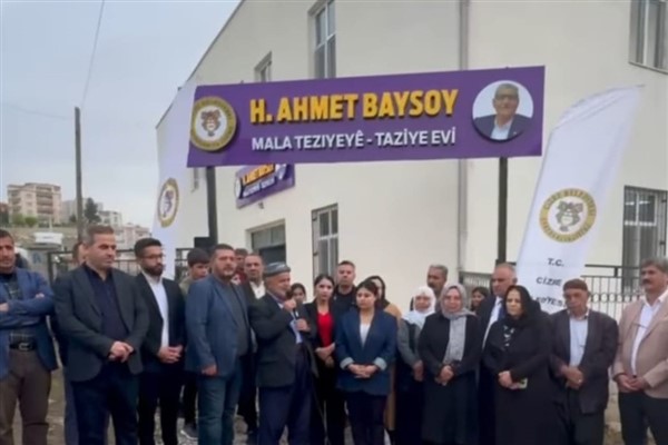 Cizre Hacı Ahmet Baysoy Taziye Evi hizmete açıldı