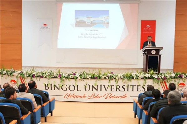 Bingöl Üniversitesi’nde Enerji ve Çevre Yönetim Sistemleri eğitimi verildi