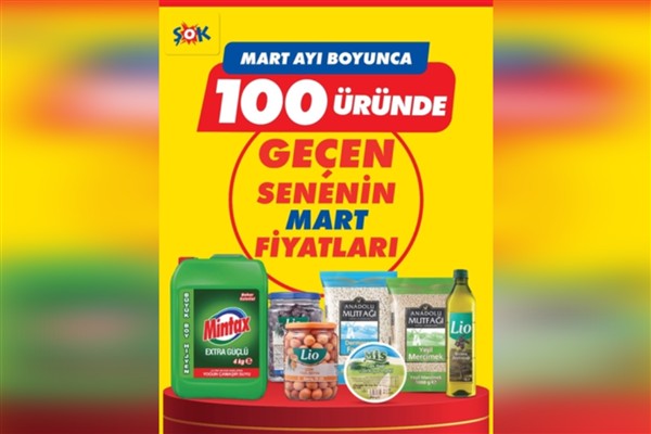 100 üründe geçen yılın fiyatlarıyla ramazan bereketi ŞOK’ta yaşanıyor