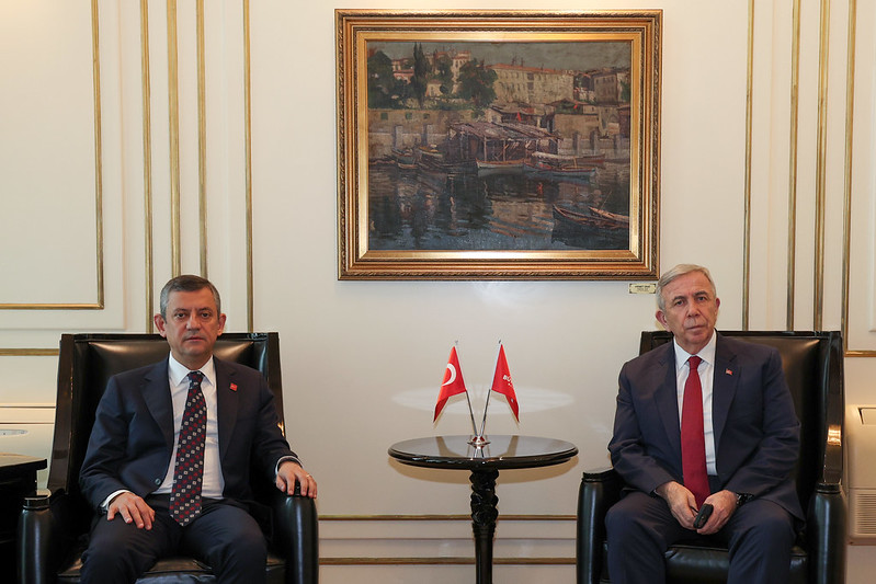 CHP Genel Başkanı Özel, Ankara Büyükşehir Belediye Başkanı Yavaş ile bir araya geldi