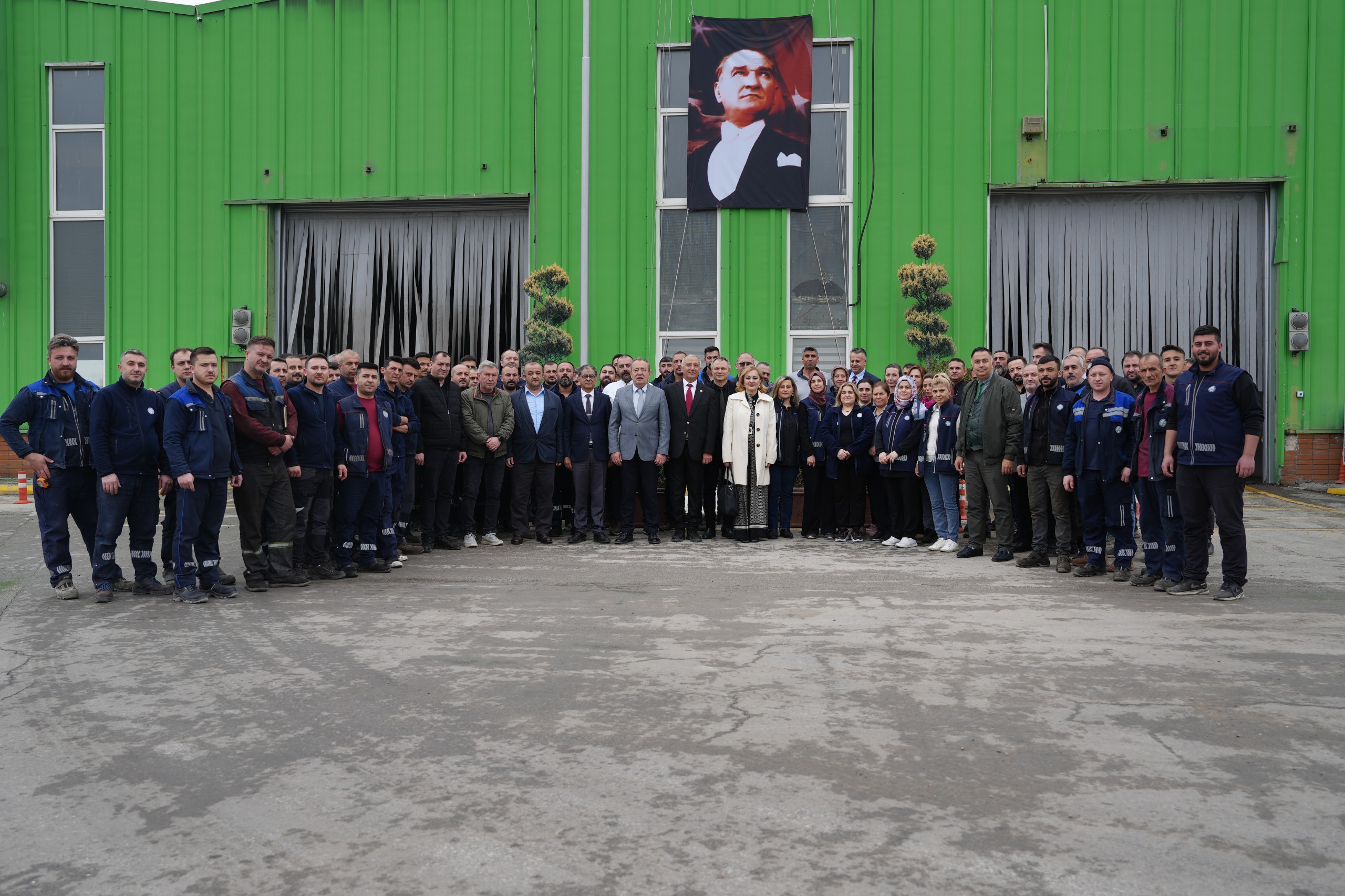 Eskişehir Büyükşehir Belediye personeli bayramlaştı