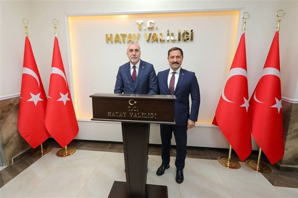 Bakan Işıkhan’dan Hatay Valiliği’ne ziyaret