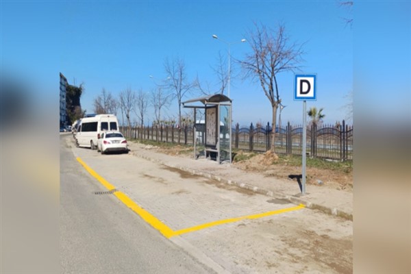 Giresun’da ihtiyaç duyulan noktalara dolmuş durakları yerleştirildi