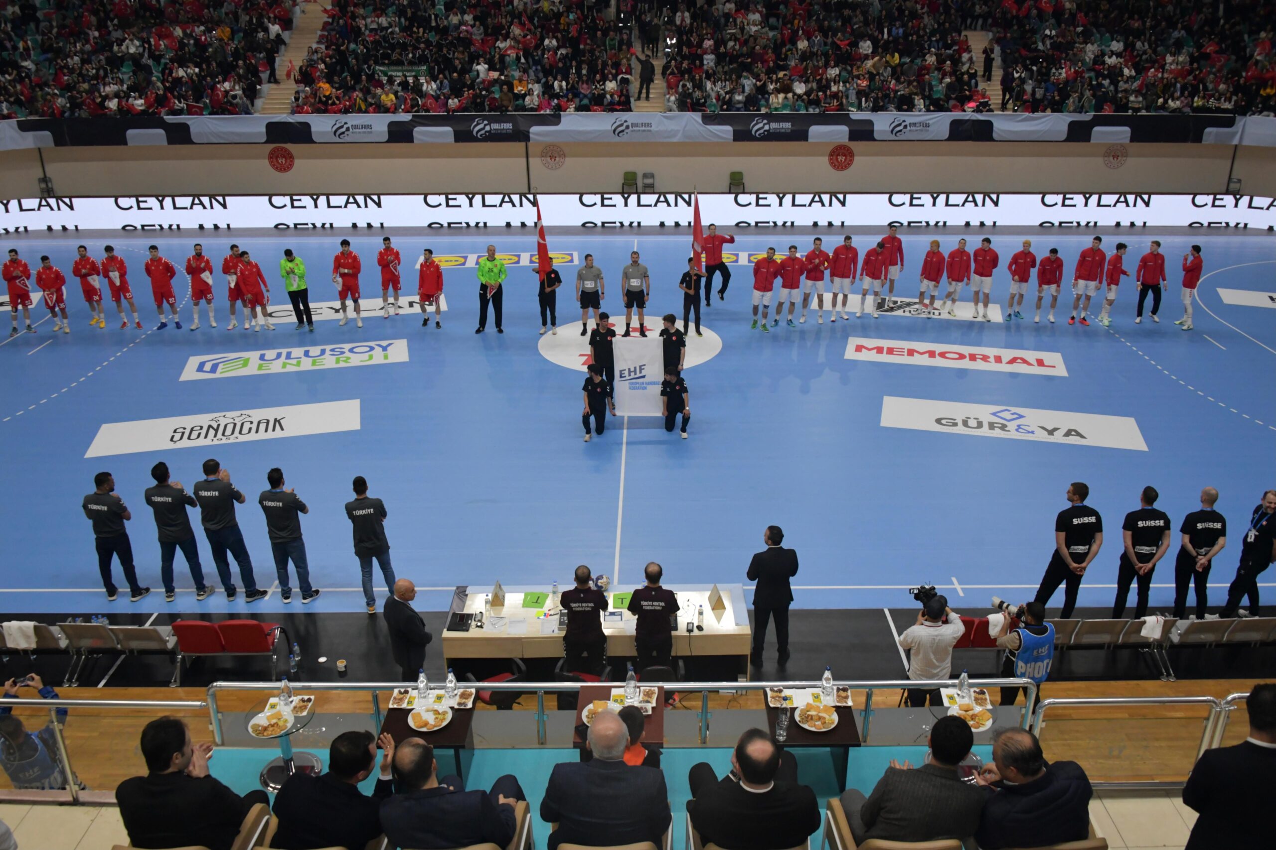 Türkiye A Milli Erkek Hentbol Takımı, Diyarbakır’da İsviçre’yi ağırladı