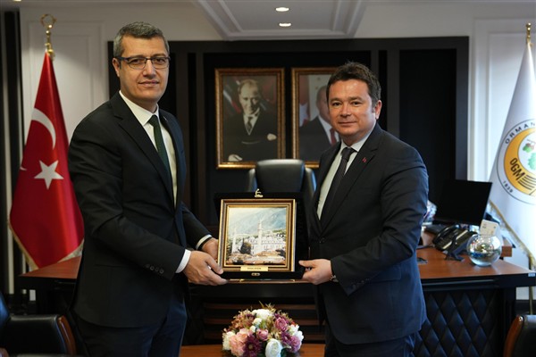 Başkan Aydın’dan Orman Bölge Müdürü Şahan’a hayırlı olsun ziyareti