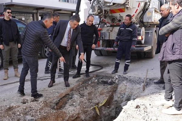 Başkan Yarka, altyapı çalışmalarını yerinde inceledi