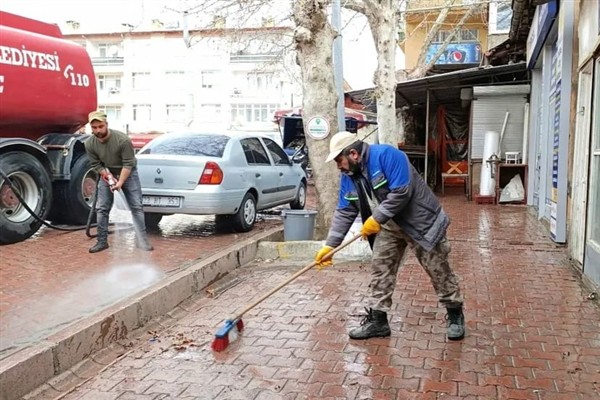 Çemişgezek’te bayram temizliği çalışmaları sürüyor