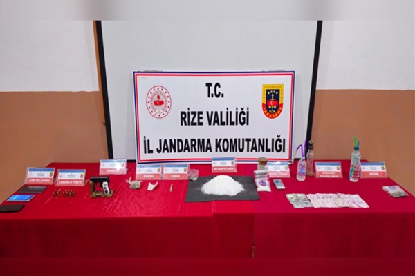 Rize’de uyuşturucu operasyonu