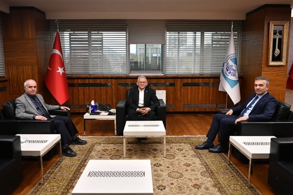 Başkan Büyükkılıç, Prof. Dr. Güllü’yü ağırladı