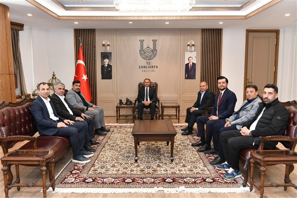 Şanlıurfaspor Kulübü Başkanı Baydilli, Şanlıurfa Valisi Şıldak’ı ziyaret etti
