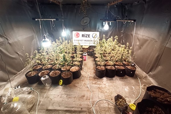 Rize’de uyuşturucu operasyonu: 3 tutuklama