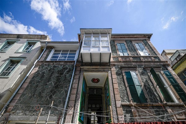 Ay Yıldızlı Konak’ta restorasyon çalışmaları sona yaklaştı