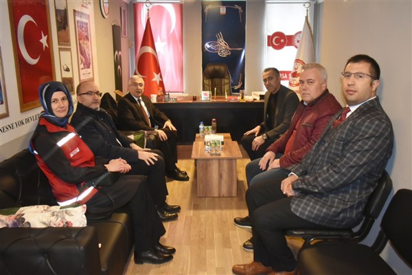 Bursa Aile ve Sosyal Hizmetler İl Müdürü Uysal’dan AŞAV Bursa Şube Başkanı Akar’a ziyaret