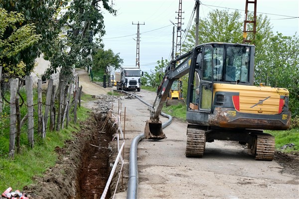 Giresun Belediyesi, altyapı çalışmalarına devam ediyor