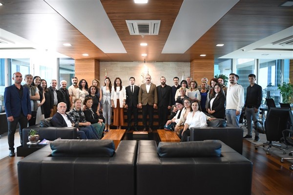 Şen, Konyaaltı İlçe Başkanı Gündüz ve ilçe örgütünü ağırladı