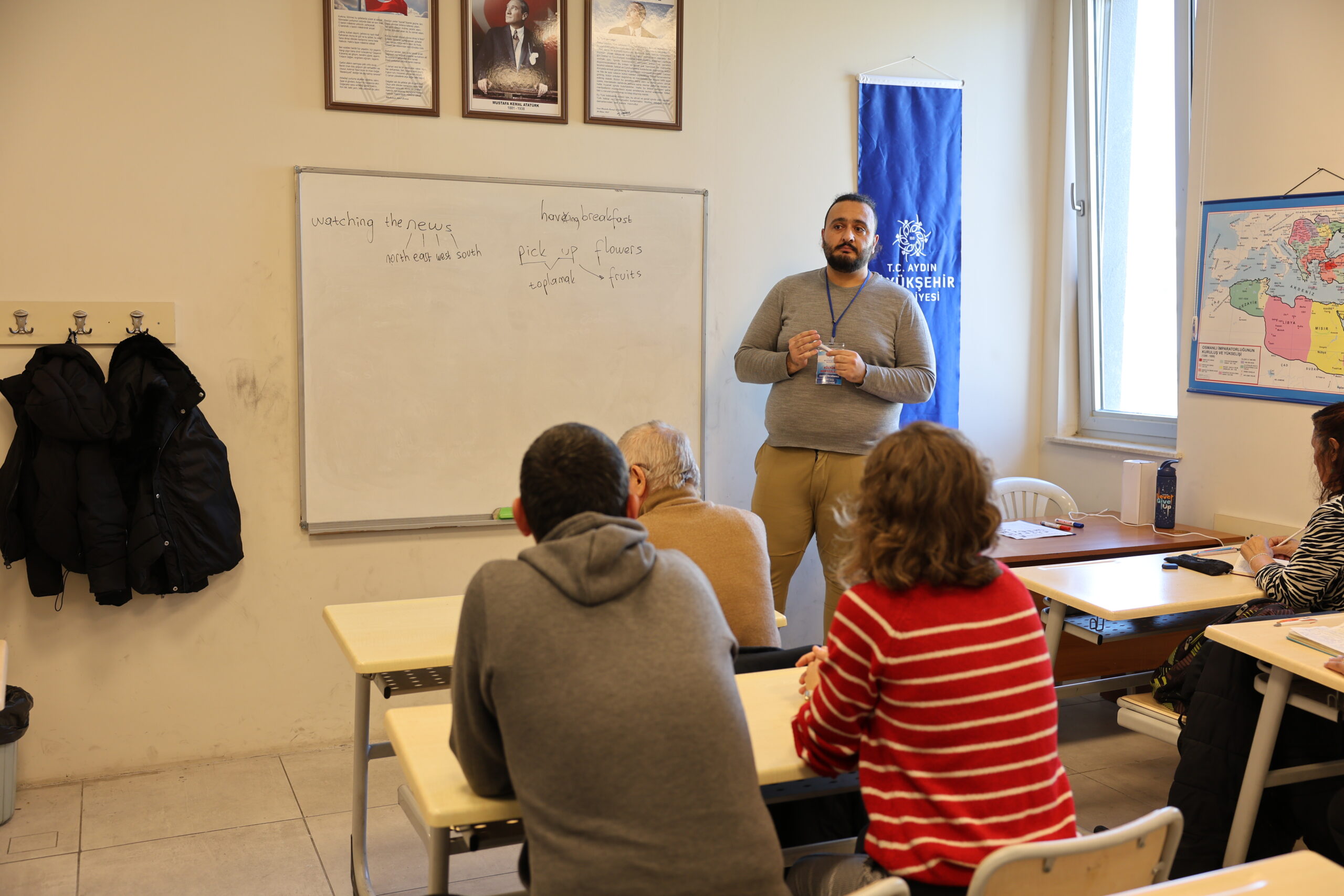 Aydın Büyükşehir Belediyesi’nin dil öğrenmeye yönelik eğitimler sürüyor