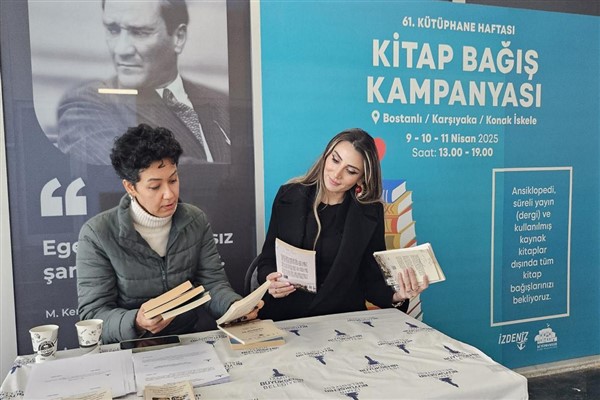 İzmir’de kitap kurtları için kitap bağışı kampanyası