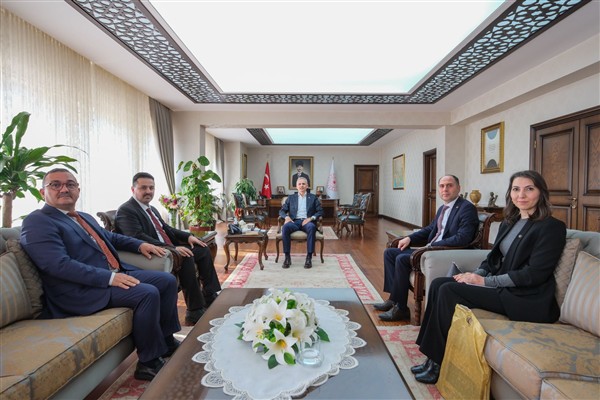 Karaman Valisi Çiçekli, TKDK Başkanı Antalyalı’yı ağırladı
