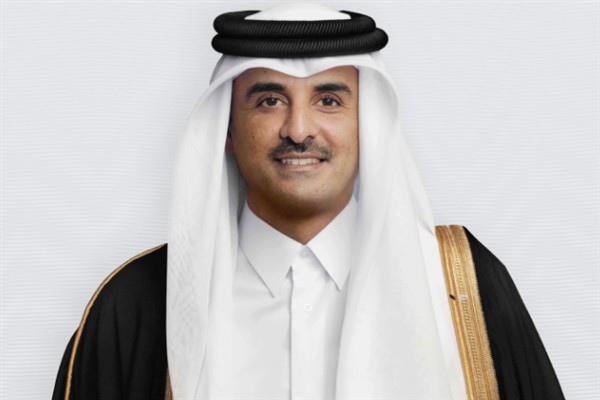 Katar Emiri Şeyh Al Sani, Mısır Devlet Başkanı Sisi ile görüştü