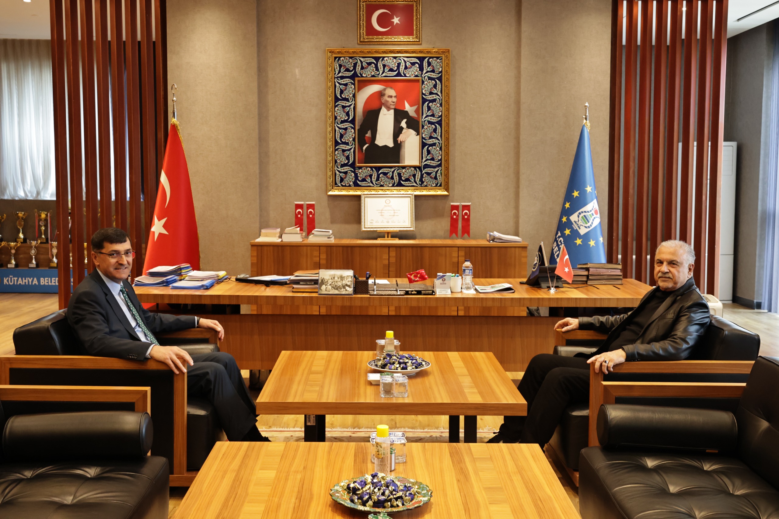 Konya Cihanbeyli Belediye Başkanı Kızılkaya’dan Başkan Kahveci’ye ziyaret