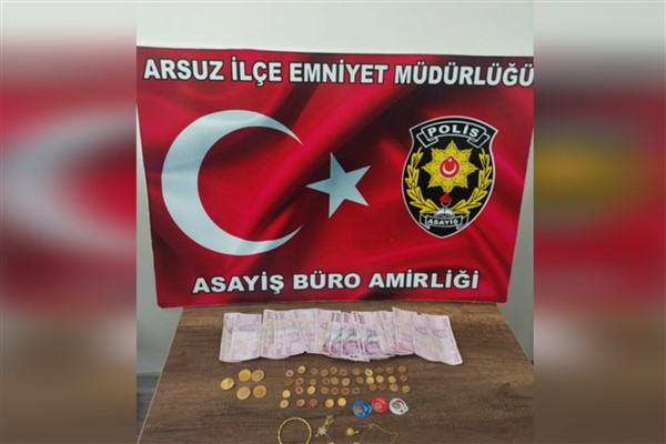 Arsuz’daki hırsızlık olayında altın ve nakitler ele geçirildi