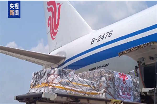 Çin’in gönderdiği 7. grup yardım malzemeleri Myanmar’a ulaştı