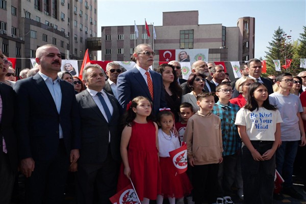 Etimesgut’ta 23 Nisan’a yönelik anma töreni düzenlendi