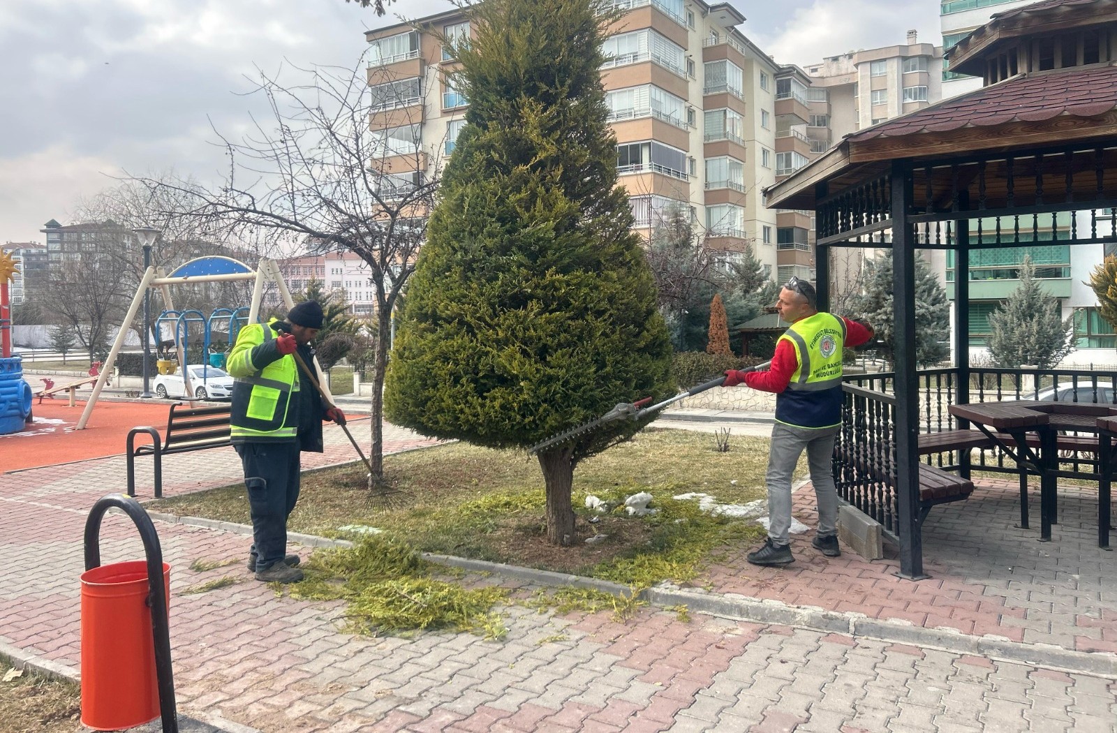 Etimesgut Belediyesi’nde yaz temizliği