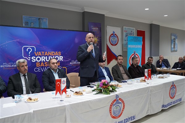 Başkan Aydın Arapzade Mahallesi’nde vatandaşlarla buluştu