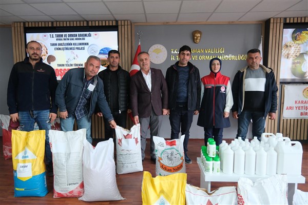 TAKE projesi kapsamında tohum dağıtım töreni düzenlendi