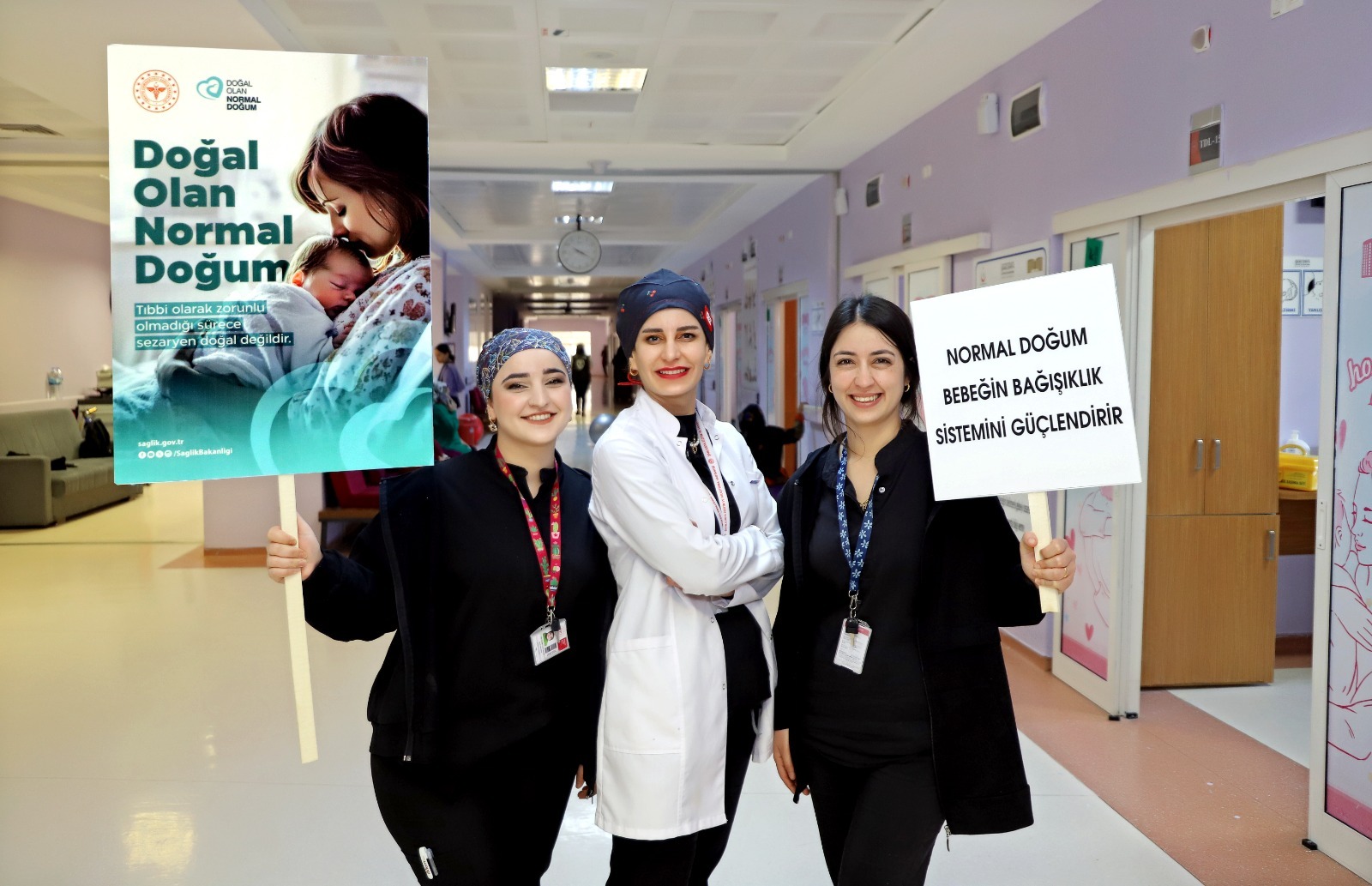 21–28 Nisan Ebeler Haftası’nda ebelerden normal doğum mesajı