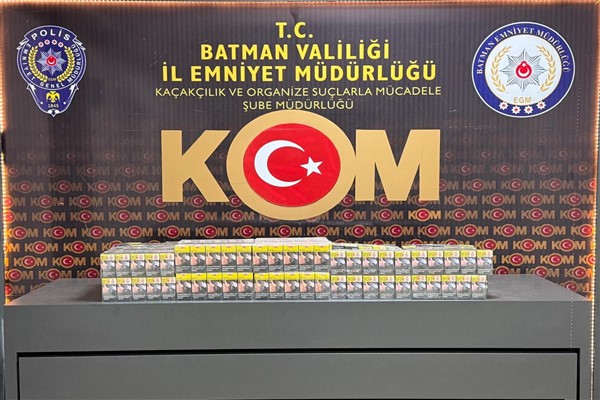 Batman’da bin 146 paket sigara ele geçirildi