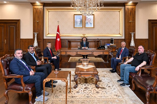 Kocaeli Valisi Aktaş, Kocaeli Roman Saha Koordinatörü Akbulut’u kabul etti