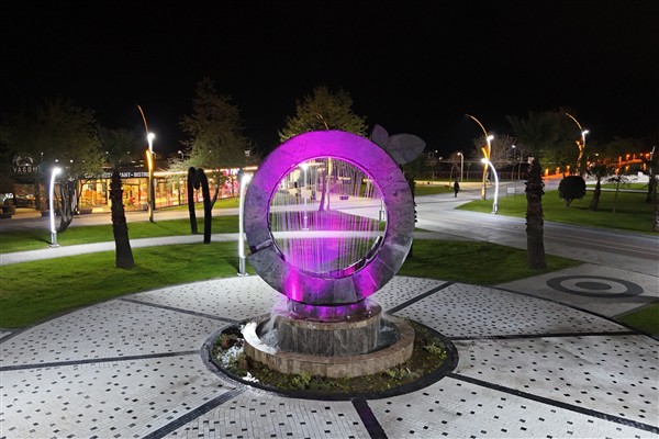 Ordu Büyükşehir Belediyesi, “Su Yelpazesi Anıtı” çalışmalarını tamamladı