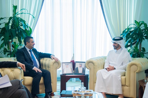 Al Amadi,  Kuzey Afrika Programı Direktörü Ayoub ile görüştü