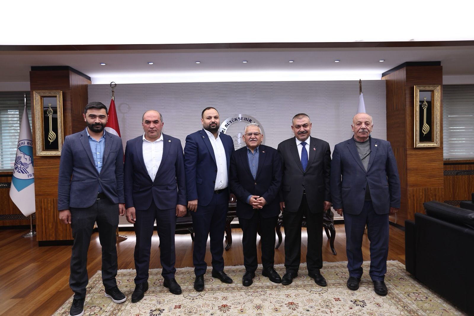 Başkan Büyükkılıç’a Ziraat Odası başkanlarından ziyaret