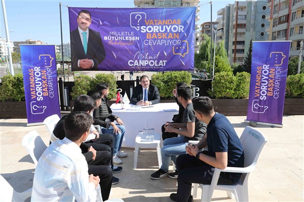 Başkan Canpolat, vatandaşlarla buluştu