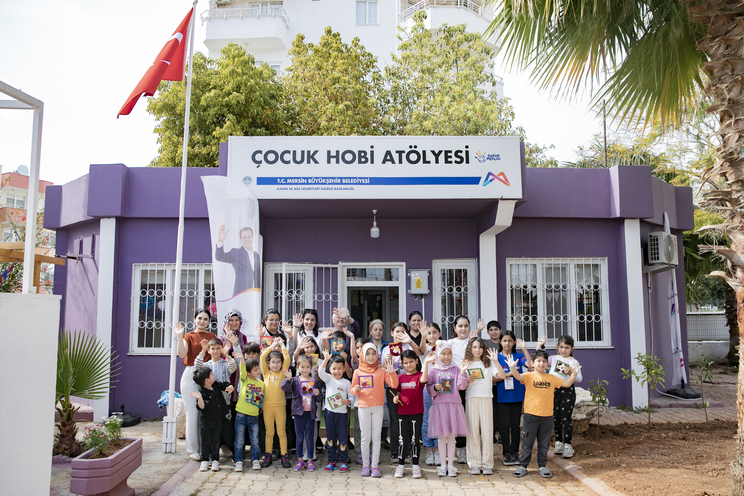 Mersin’de Silifke Atakent Çocuk Hobi Atölyesi açıldı