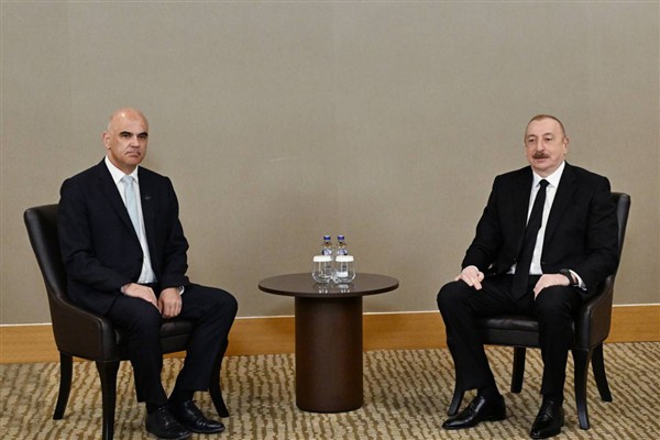 Azerbaycan Cumhurbaşkanı Aliyev, Avrupa Konseyi Genel Sekreteri Berset ile görüştü