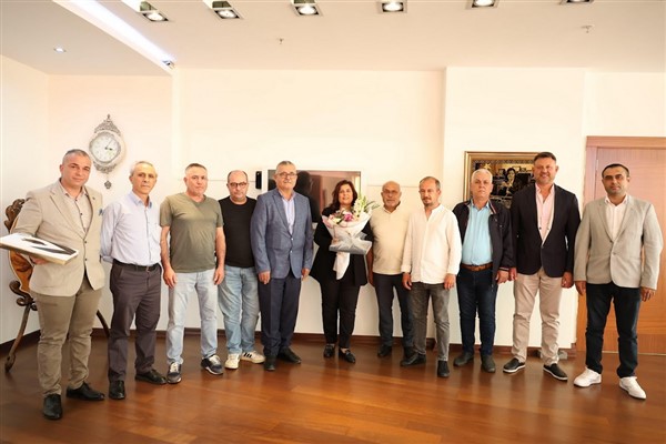 Başkan Çerçioğlu, Germencik heyetini ağırladı