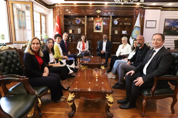 AB Türkiye Delegasyonundan, DBB Eş Başkanlarına ziyaret