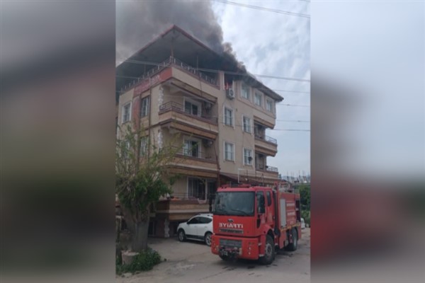 Serinyol Mahallesi’nde mesken yangını